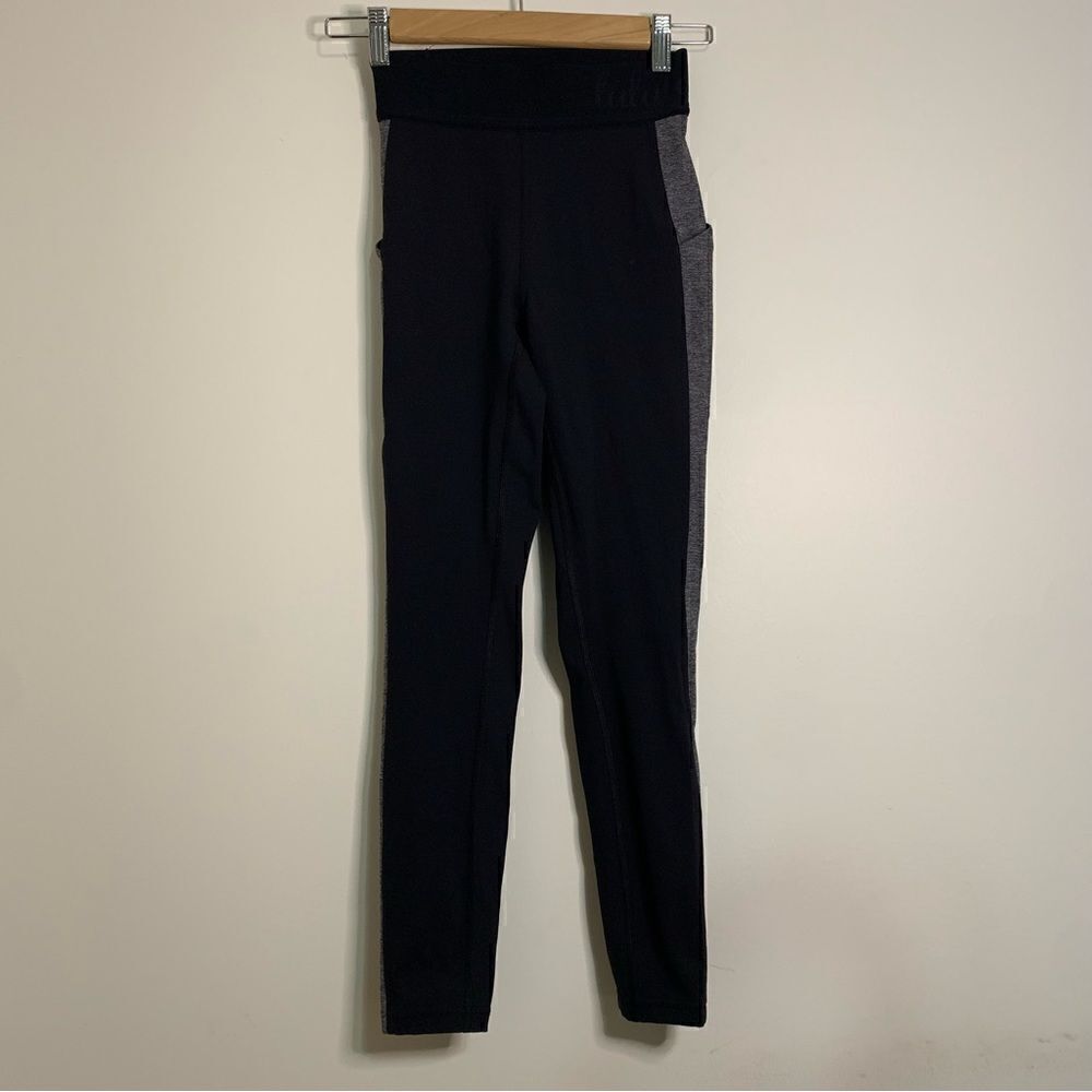 Lululemon Luxtreme High Rise Box It Out Tight Black & Heathered Gray | Women's 4